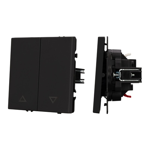 Механизм выключателя управления шторами SWT-NOBE-MKR2-SFPL-BK (230V, 10A) (Arlight, -)