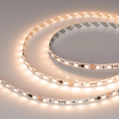 Лента светодиодная SPI-B60-10mm 24V Warm3000-PX6-RAM (15 W/m, IP20, 5060, 5m) (Arlight, бегущий огонь)