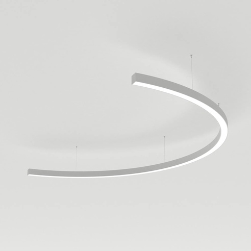 Светильник SP-LINE-HANG-ARC-C3535-D1500-53W Warm3000 (WHITE, 230V) (Arlight, Металл)