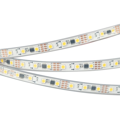 Лента светодиодная SPI-5000P-AM 12V Warm3000 (5060, 60 LED/m, x3) (Arlight, Закрытый, IP66)