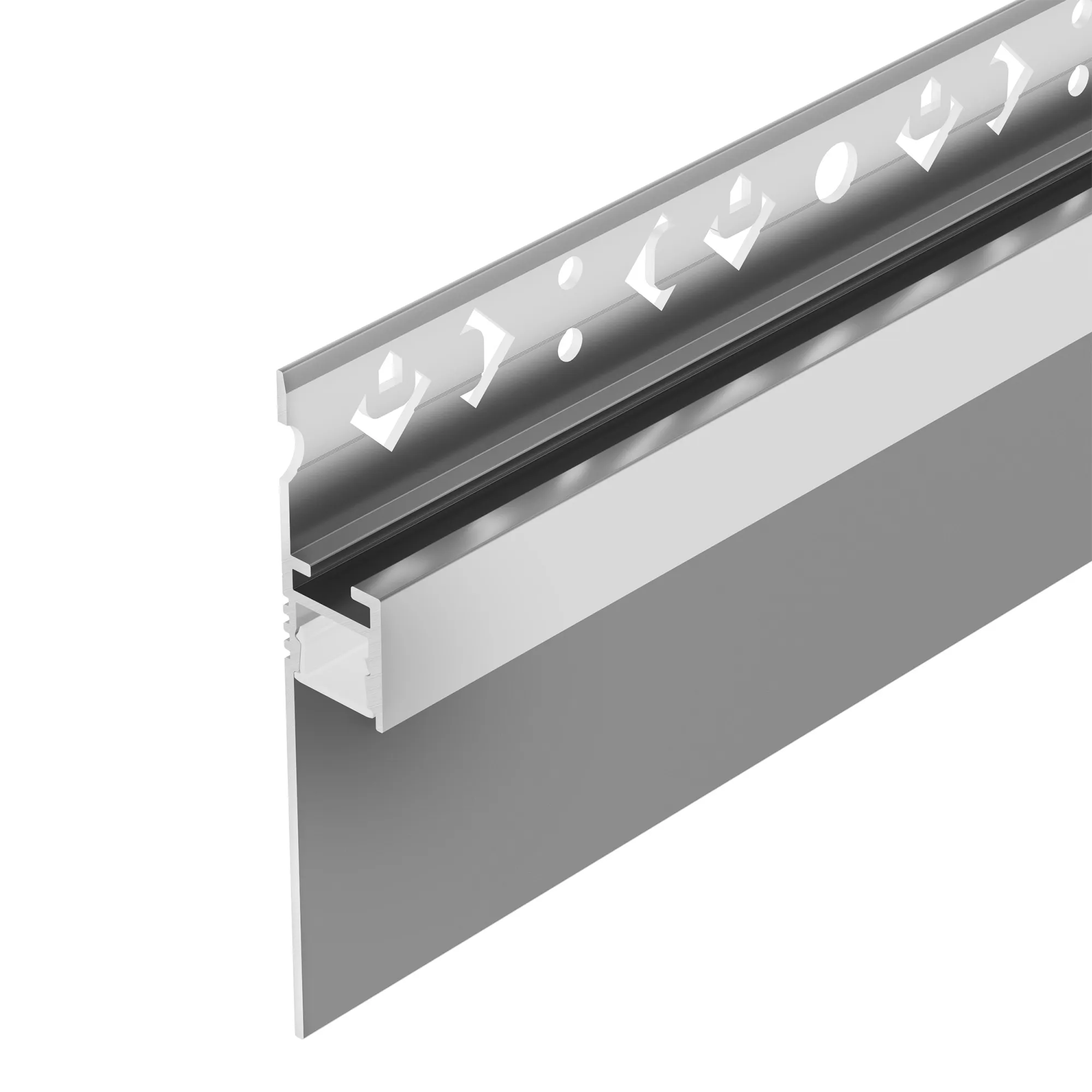 Профиль ARH-PLINTUS-50-FANTOM-3000 ANOD (Arlight, Алюминий) - изображение товара