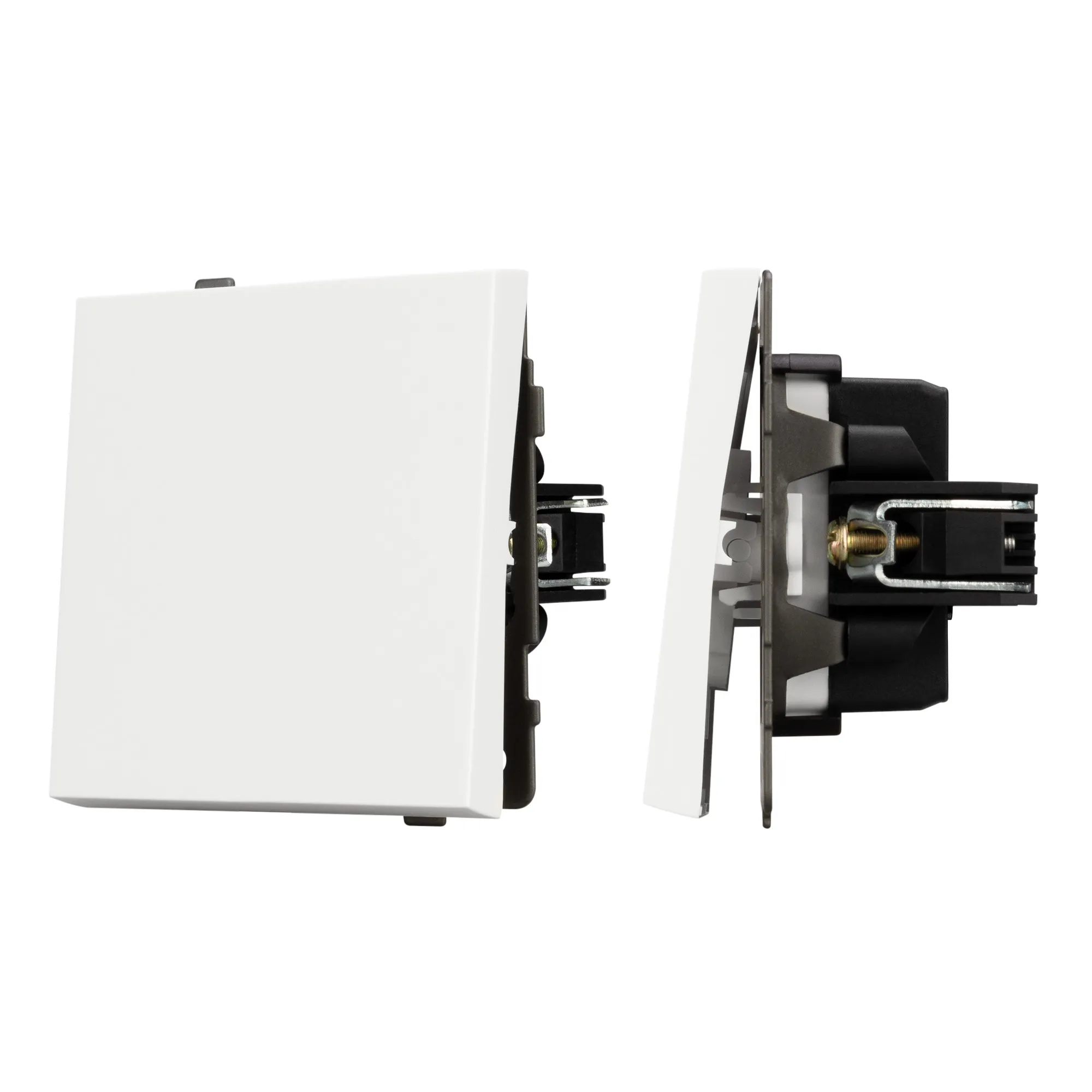 Механизм выключателя одноклавишный непроходной SWT-TENDO-MK01-SFPL-WH (230V, 10A) (Arlight, -)