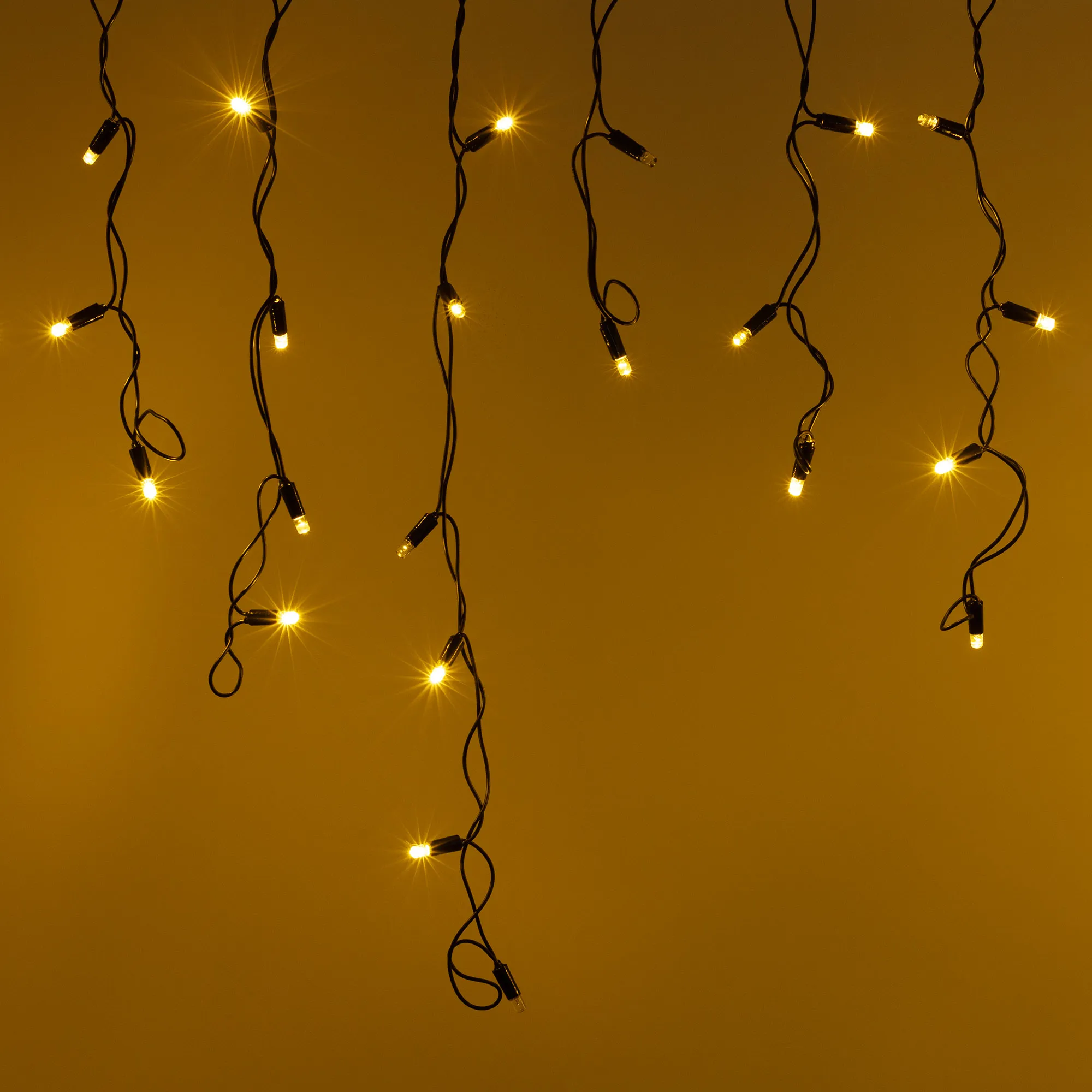 Светодиодная гирлянда ARD-EDGE-CLASSIC-2400x600-BLACK-88LED-PULSE Warm (230V, 6W) (Ardecoled, IP65)