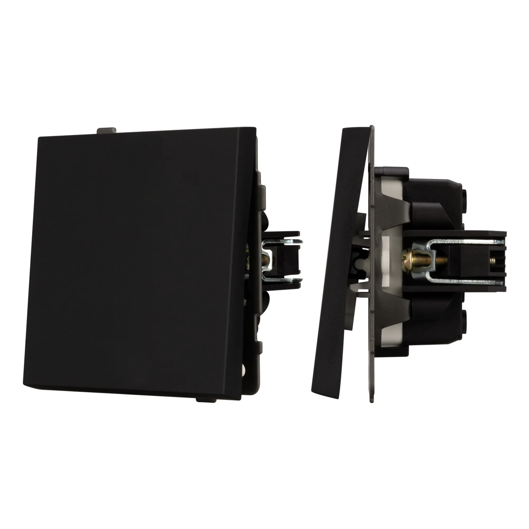 Механизм выключателя одноклавишный проходной SWT-TENDO-MKP1-SFPL-BK (230V, 10A) (Arlight, -) - изображение товара