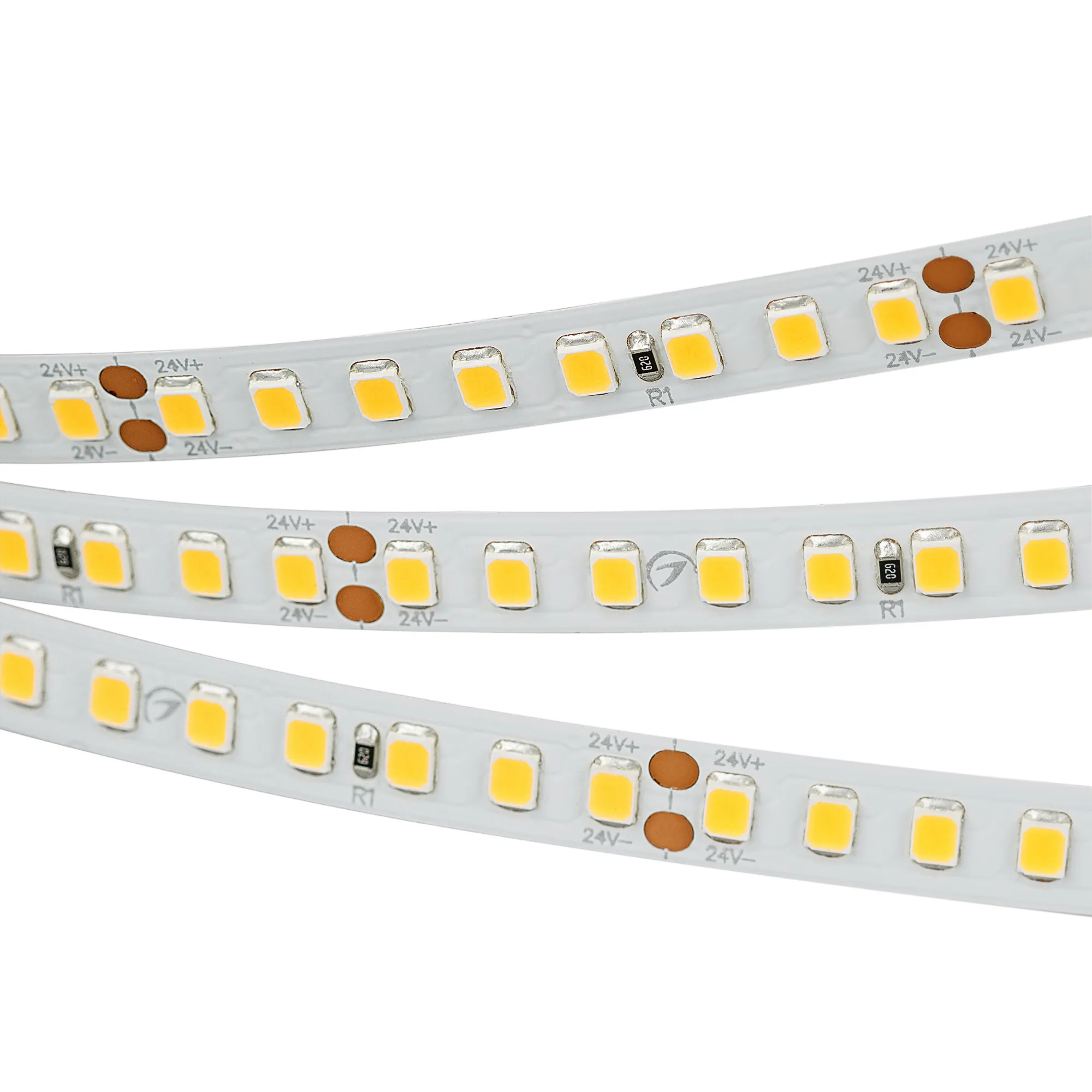 Лента светодиодная RT 2-5000 24V White5500 2x (2835, 160 LED/m, LUX) (Arlight, 12 Вт/м, IP20)