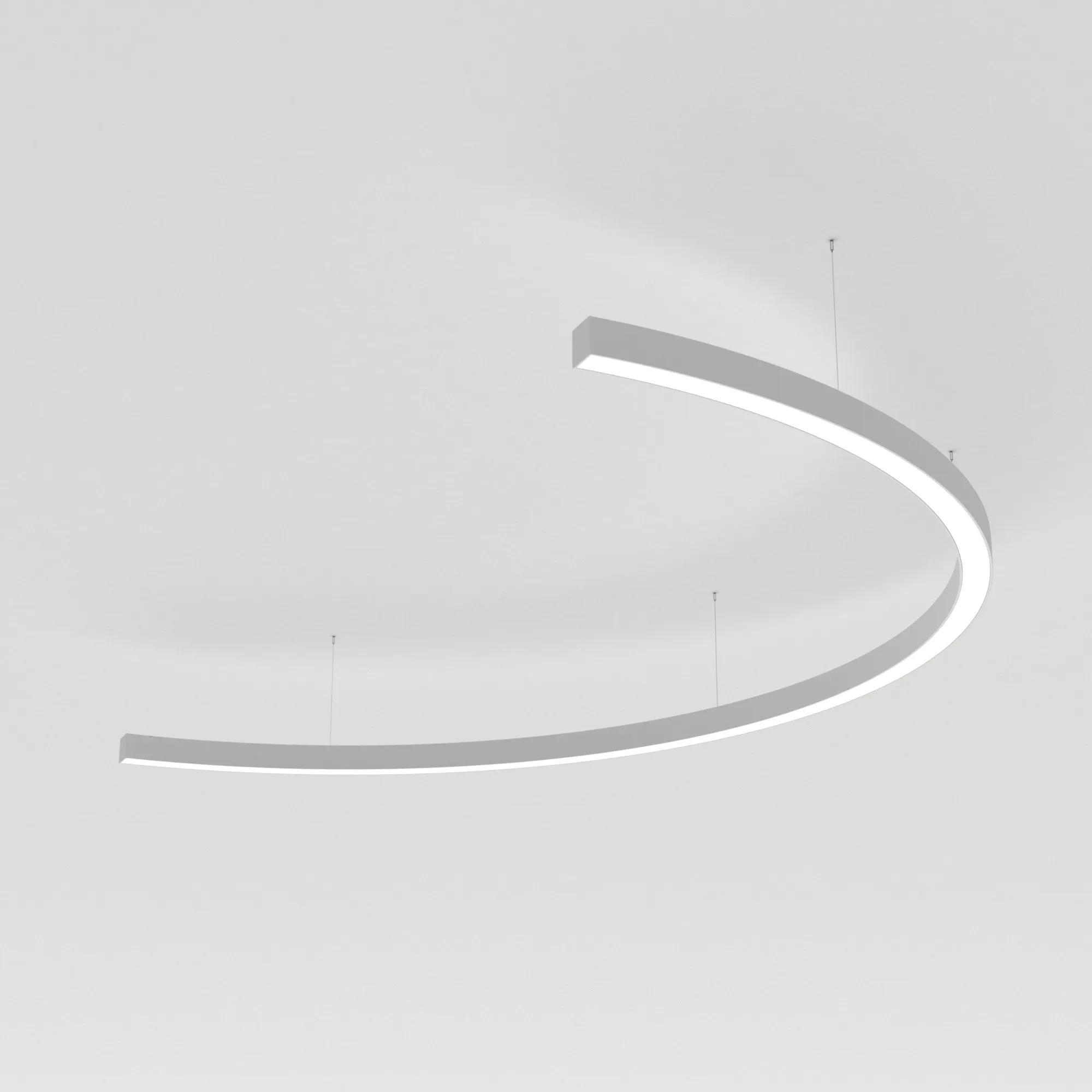 Светильник SP-LINE-HANG-ARC-C3535-D1500-53W Warm3000 (WHITE, 230V) (Arlight, Металл)