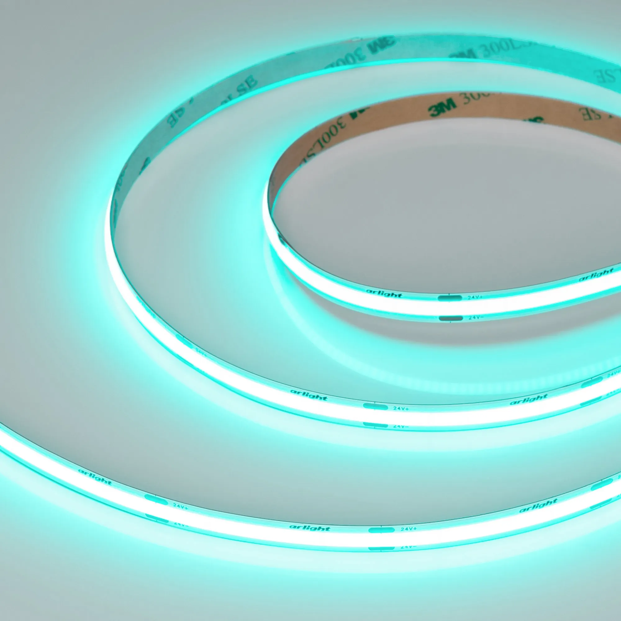Лента светодиодная COB-X480-8mm 24V Emerald (8 W/m, IP20, 5m) (Arlight, -) - изображение товара