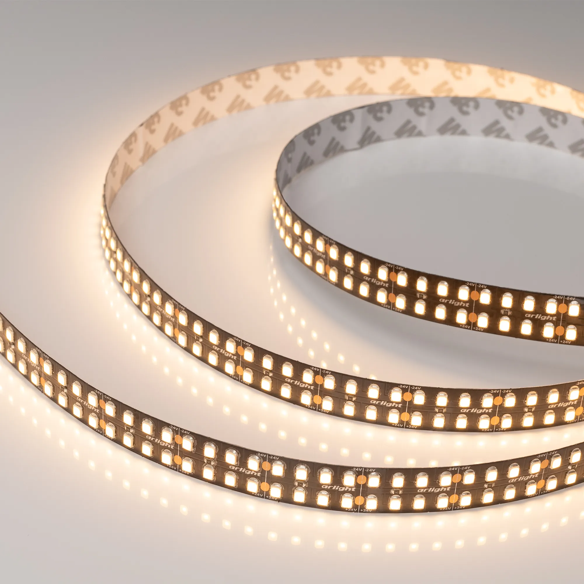 Лента светодиодная RT-5000-2835-320 24V Warm2700 (BLACK 15mm, 24W/m, IP20) (Arlight, -) - изображение товара