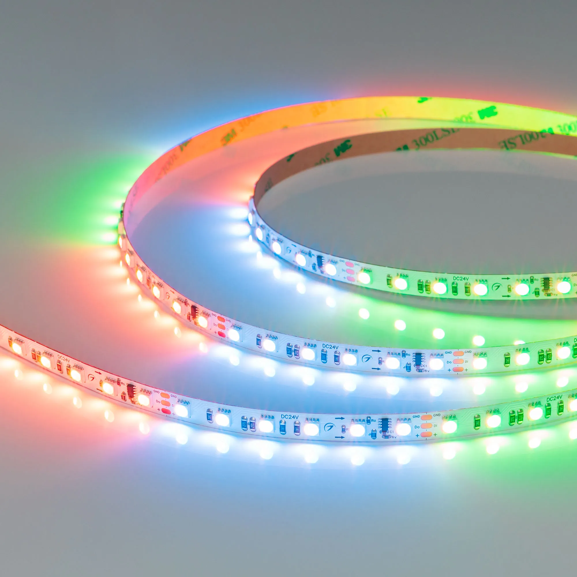 Лента SPI-H84-8mm 24V RGBW-Warm-PX6 (22 W/m, IP20, 4040, 5m) (Arlight, -) - изображение товара