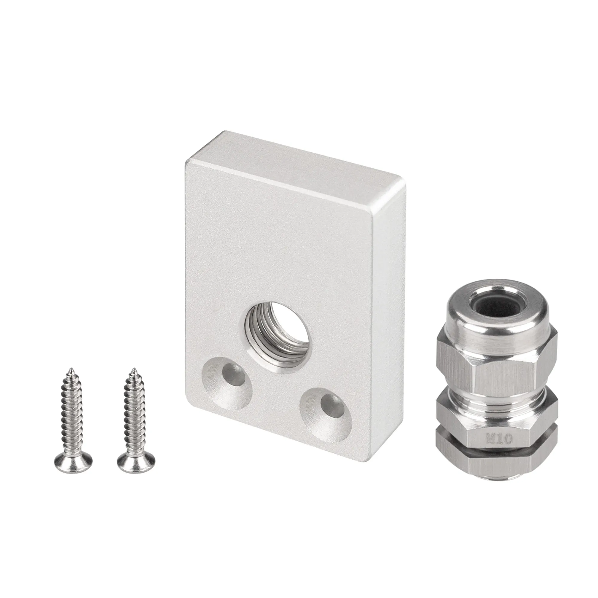 Заглушка ARH-FLOOR27-H28-SIDE с отверстием (Arlight, Металл) - изображение товара